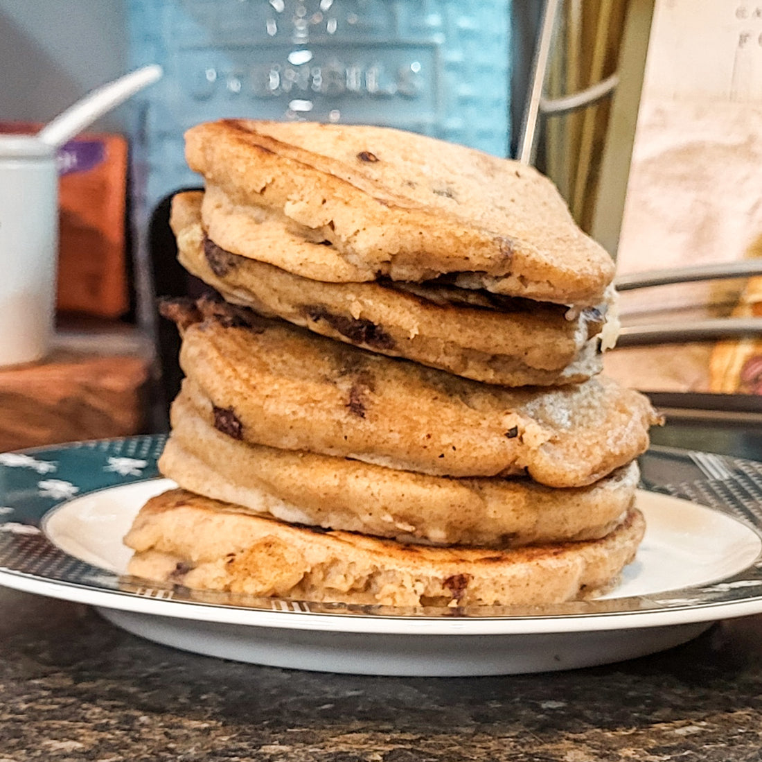 Freezer Batch Chocolate Chip Pancakes