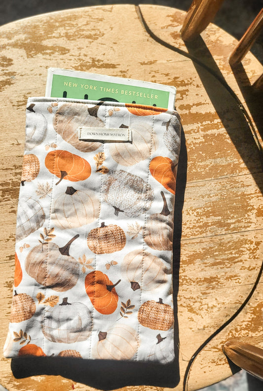 Pumpkin Book Sleeve