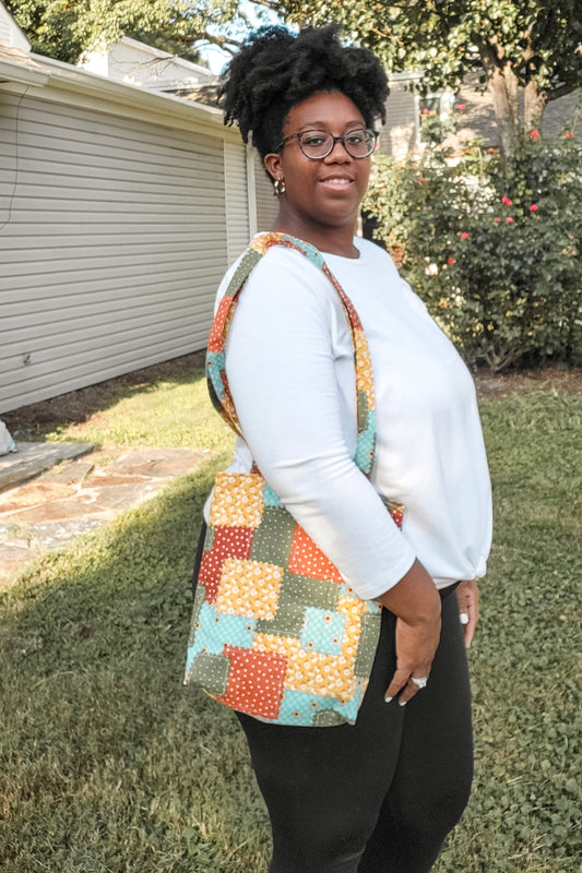Foral Patchwork Tote