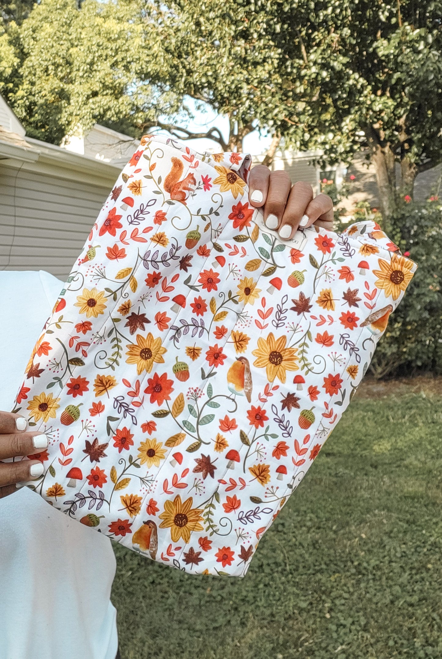 Sunflower & Leaves Tote